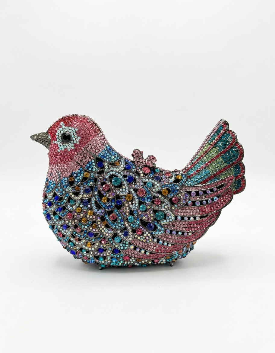 Crystal Bird Clutch