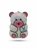 Swarovski Crystal Teddy Clutch