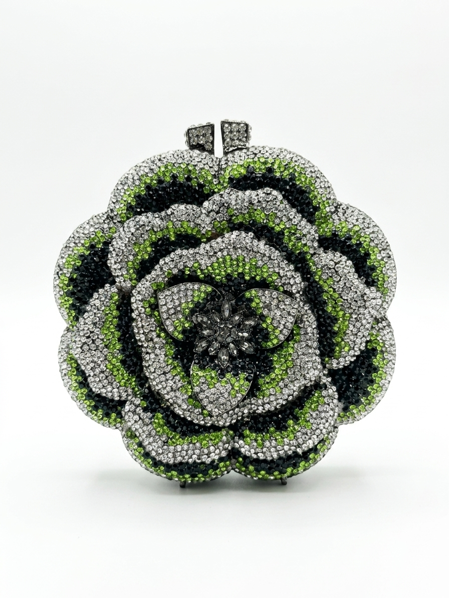 Crystal Bloom Clutch