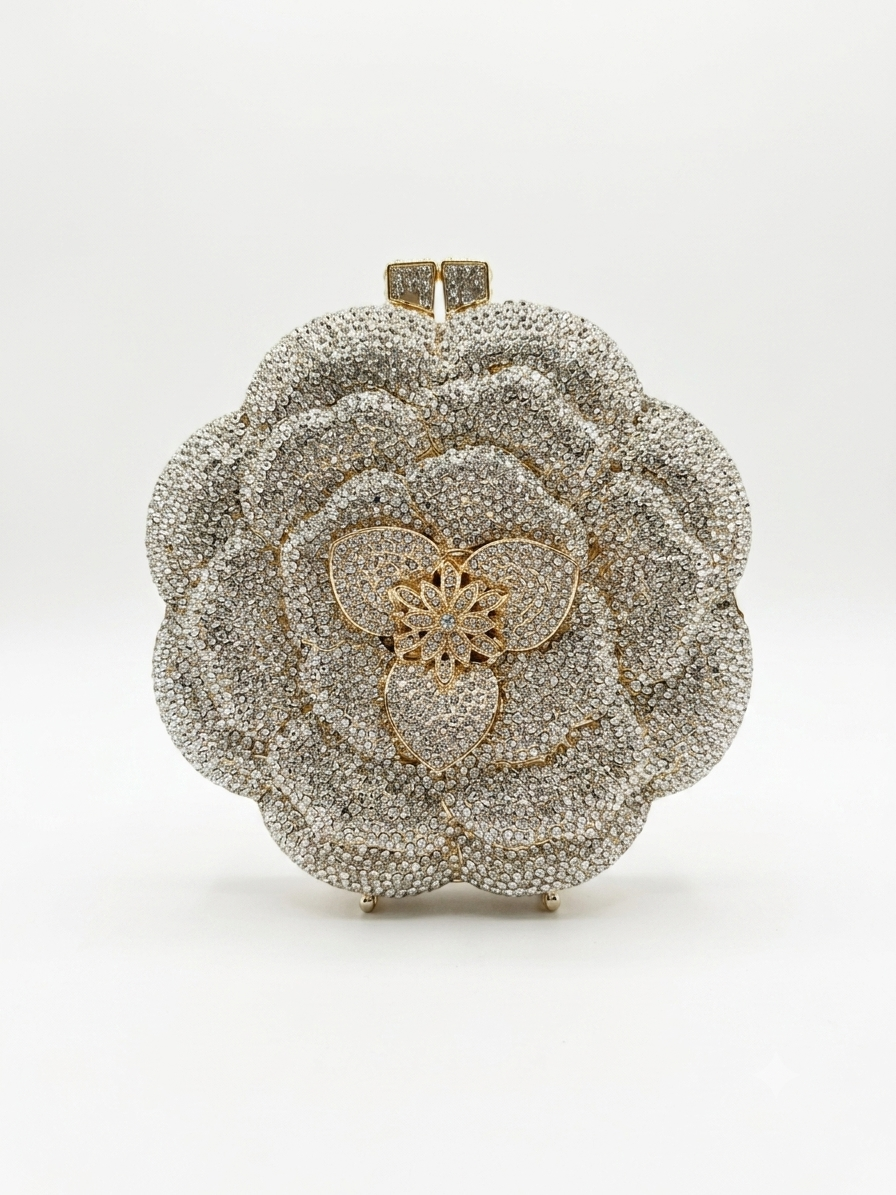 Crystal Bloom Clutch