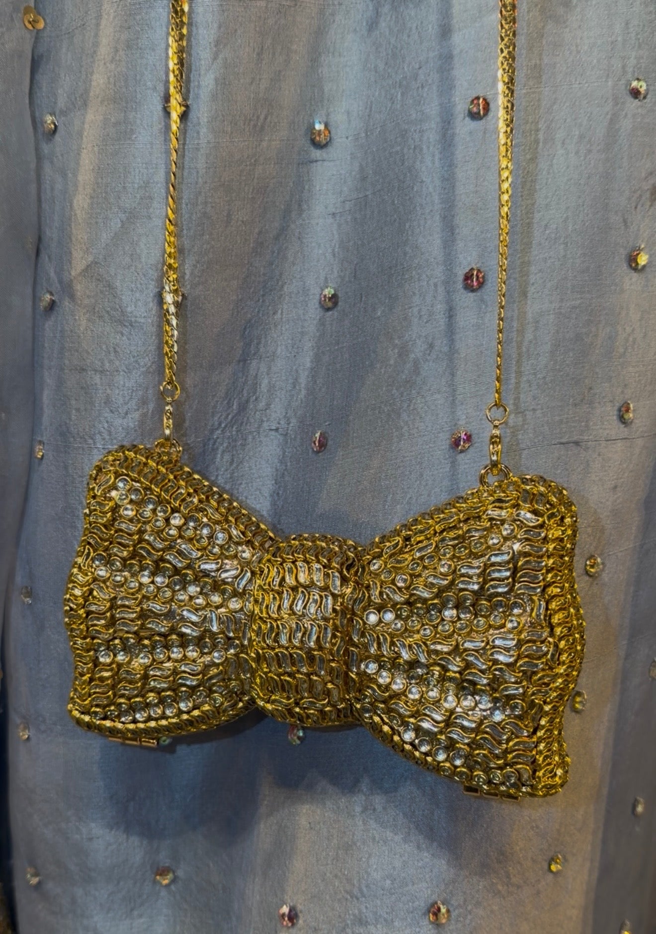 Kundan Bow Clutch
