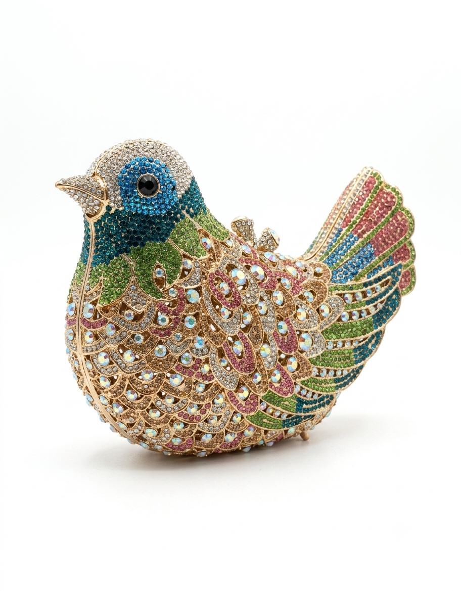 Crystal Bird Clutch
