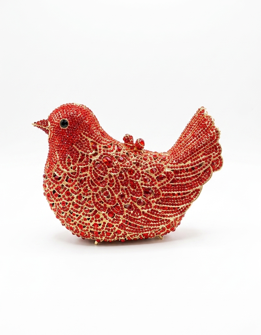 Crystal Bird Clutch