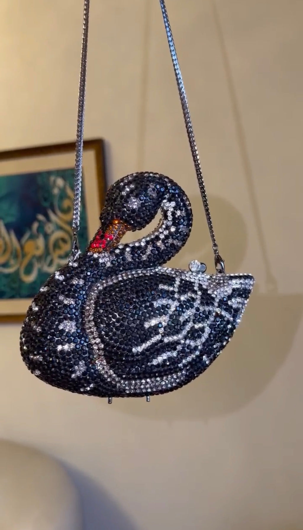 Luxury Swan Clutch