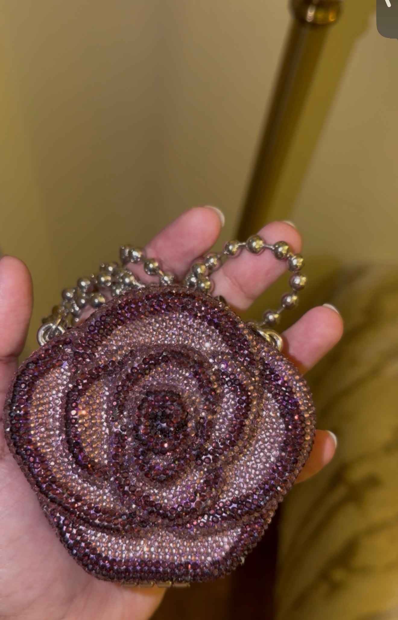 Swarovski Rose Clutch