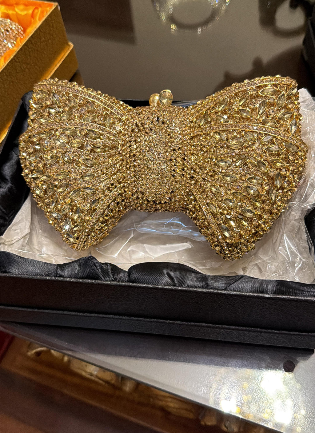Crystal Bow Clutch