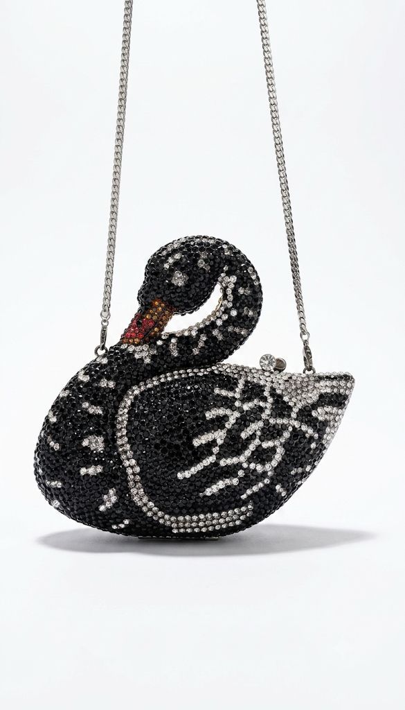 Luxury Swan Clutch