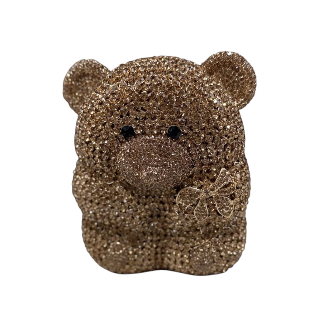 Teddy Crystal Clutch