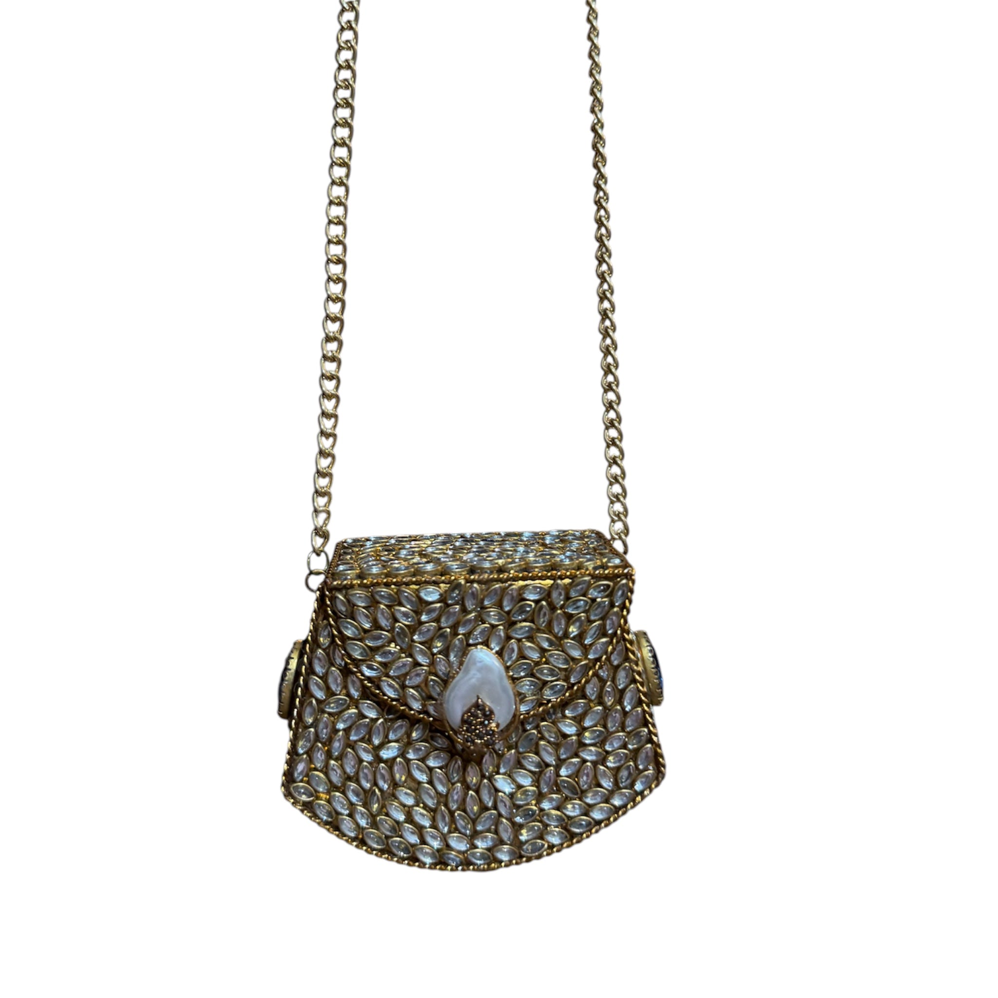 Mini Kundan Clutch