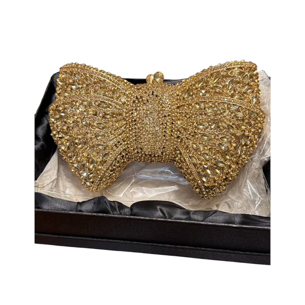 Crystal Bow Clutch