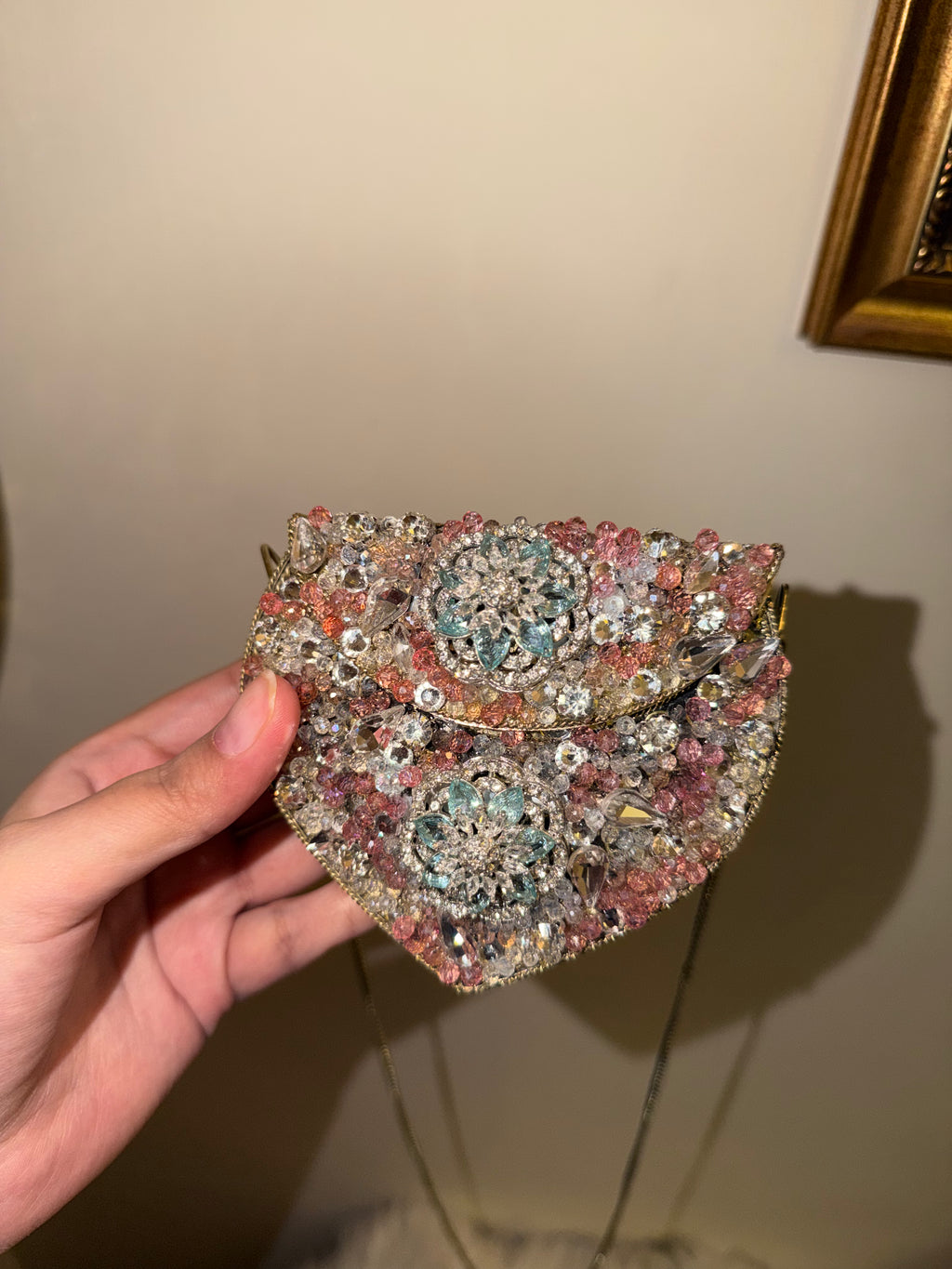 Pastel Crystal Clutch