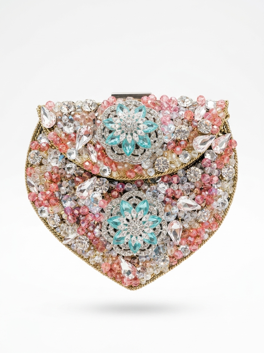 Pastel Crystal Clutch