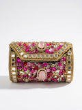 The Royal Rose Kundan Clutch