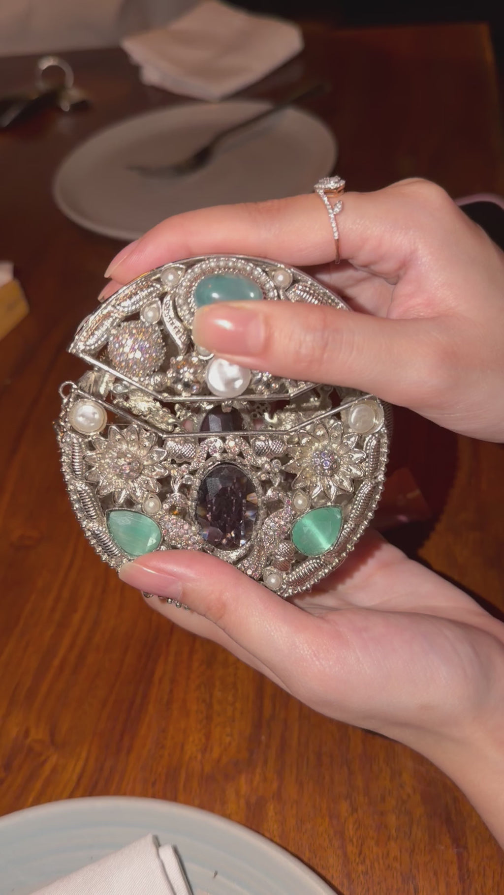Celeste Jewel Clutch