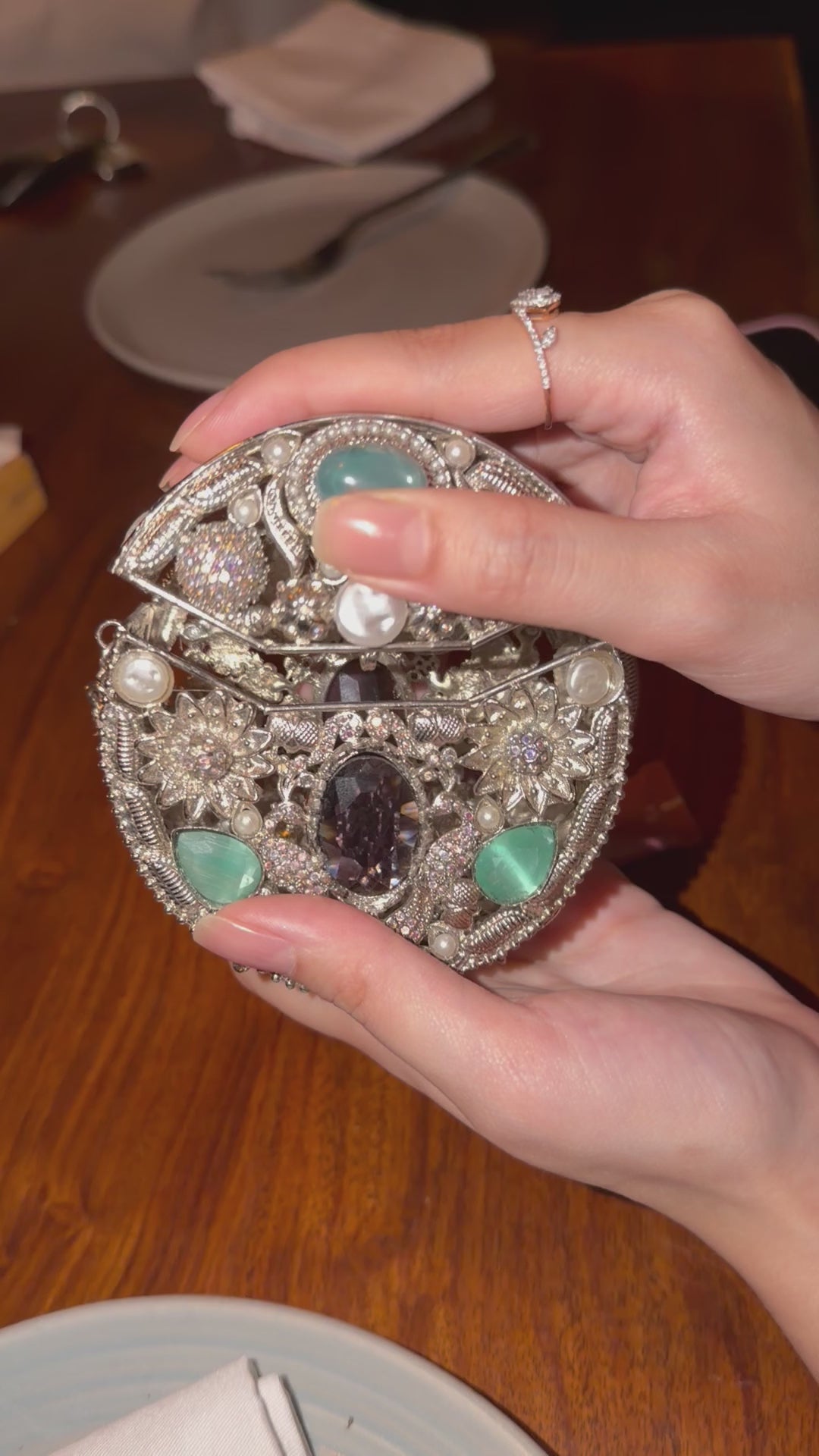 Celeste Jewel Clutch